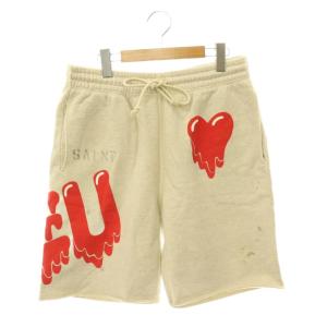 ×EMOTIONALLY UNAVAILABLE ショートパンツ スウェット ダメージ加工