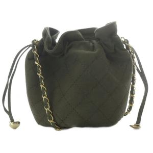 CHAIN POUCH カーキ