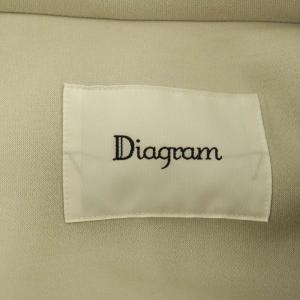 Diagram GRACE CONTINENTAL 25AW ダンボールフーディー ジップアップパーカー 36 ライトグレー /MY OS