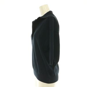 MADISONBLUE 26SS SKIPPER HALF SLEEVE KNIT 00 ネイビー