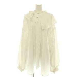 TWO WAY COLLAR BLOUSE ブラウス 付け襟 300GS230-2180 38 ホワイト