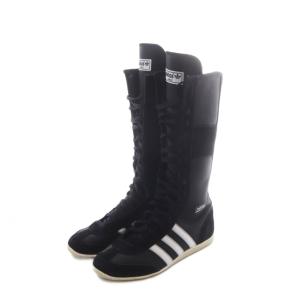 adidas ジャパンVH ベリーハイ ブーツ シューズ 23.5cm コアブラック／クラウドホワイト／クリームホワイト