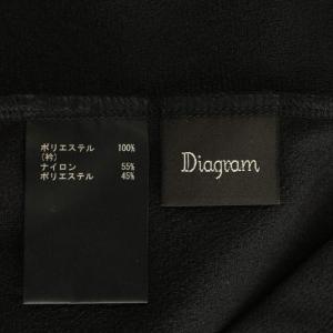 Diagram GRACE CONTINENTAL 25AW シアーカットトップ Tシャツ 半袖 36 ブラック /MY OS