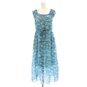 MEADOW ドレス ワンピース ノースリーブ 0 ブルー マルチカラー /ES OS