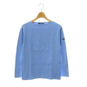バスクシャツ カットソー Tシャツ コットン I40 サックスブルー /CX OS