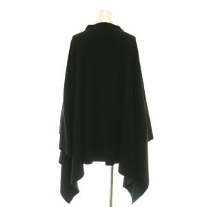 ADORE 24AW クリアストレッチニット セーター プルオーバー モックネック ドルマンスリーブ 38 黒 ブラック
