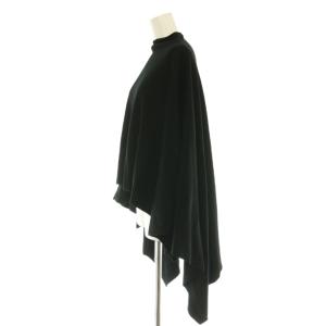 ADORE 24AW クリアストレッチニット セーター プルオーバー モックネック ドルマンスリーブ 38 黒 ブラック
