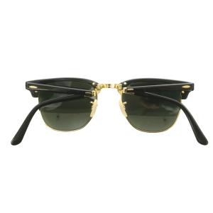 Ray-Ban フォールディング クラブマスター 折りたたみ サングラス 5121 黒 ブラック ゴールドカラー /SS