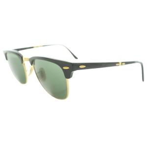 Ray-Ban フォールディング クラブマスター 折りたたみ サングラス 5121 黒 ブラック ゴールドカラー /SS