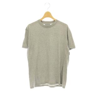 バックトライアングルクルーネックTシャツ カットソー 半袖 M グレー /HK OS SH
