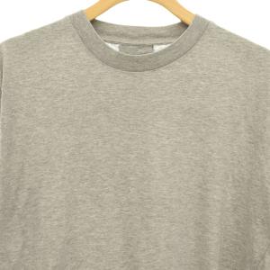 PRADA バックトライアングルクルーネックTシャツ カットソー 半袖 M グレー /HK OS SH
