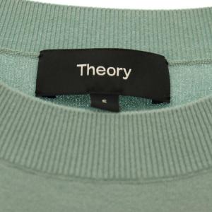 Theory Compact Crepe New Cocoon PO ニット カットソー クルーネック フレンチスリーブ