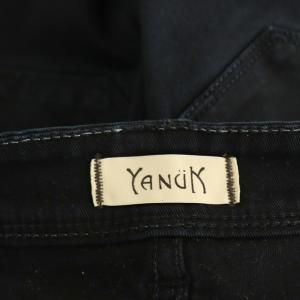 YANUK RUTH デニム パンツ ジーンズ スリム テーパード 25 ブラック 57184064 /CX OS