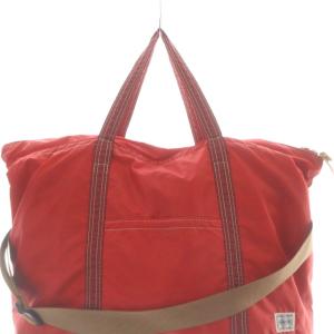 PORTER 吉田カバン リーフ ナイロン トートバッグ ハンドバッグ 赤 レッド /SR