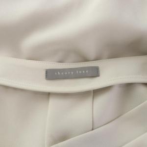 theory luxe HEAVY PEARL BINOCHE ブラウス 半袖 38 ベージュ /SR