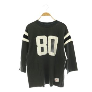 80 PRINT FOOTBALL T SHIRT Tシャツ カットソー 七分袖 アパルトモン別注 グレー