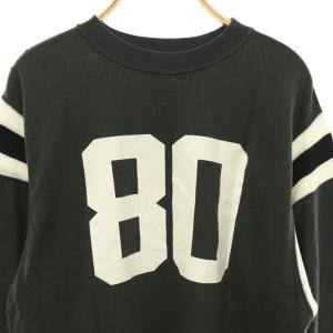 AMERICANA 80 PRINT FOOTBALL T SHIRT Tシャツ カットソー 七分袖 アパルトモン別注 グレー