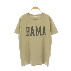BAMA T-SH Tシャツ カットソー 半袖 L ベージュ /HK OS