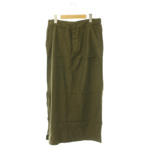 アパルトモン取扱い Military Maxi Skirt スカート ロング タイト ボタンフライ M