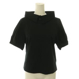 コムデギャルソン 3K-T004 AD2022 襟付き Tシャツ カットソー 半袖 XS ブラック /ES