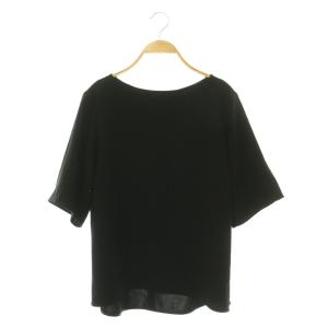 25AW Sofia Half sleeve ブラウス 五分袖 プルオーバー 黒 ブラック /NR OS