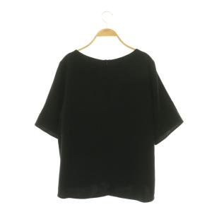 EVERYDAY I LIKE 25AW Sofia Half sleeve ブラウス 五分袖 プルオーバー 黒 ブラック /NR OS