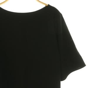 EVERYDAY I LIKE 25AW Sofia Half sleeve ブラウス 五分袖 プルオーバー 黒 ブラック /NR OS