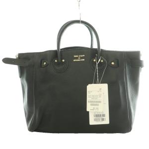 EMBOSSED LEATHER BELTED TOTE S