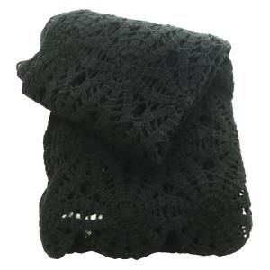 コムデギャルソンオム　マフラー　ストール　縮絨ウール緑　紺色 COMME des GARCONS COMME des GARCONS コムデギャルソン-ストール
