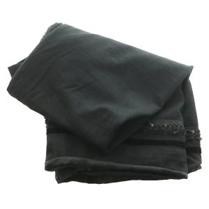 COMME des GARCONS COMME des GARCONS 大判ストール マフラーウール 黒 ブラック /SS OS