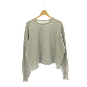 25SS LEVITA コットンプルオーバー ニット カットソー 長袖 F グレー /HS OS