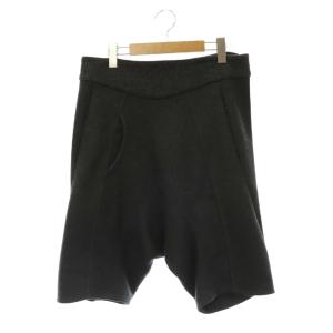 ハーフパンツ サルエルパンツ ウール 36 ダークグレー /HS OS