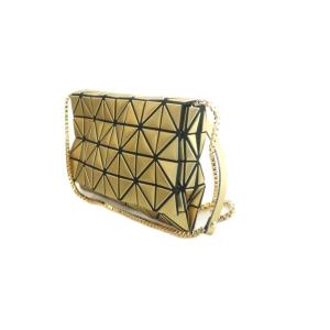 BAOBAO ISSEY MIYAKE Platinum Coffret ショルダーバッグ ゴールドカラー BB51AG172