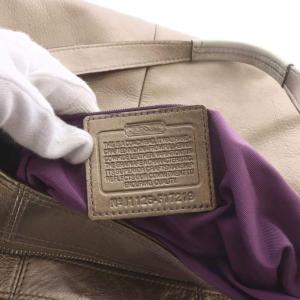 COACH ソーホー ホーボー ショルダーバッグ レザー ブロンズ F17219 /YO5
