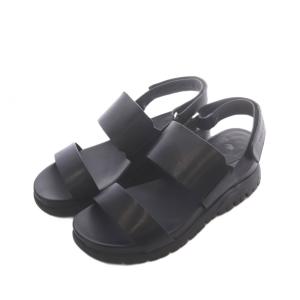 ゼログランド ウェッジ サンダル シューズ 7.5（24.5cm） 黒 ブラック 厚底 /RI OS