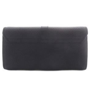 Chloe アビー チェーンショルダー ウォレット バッグ レザー ブラック /YO36 OH