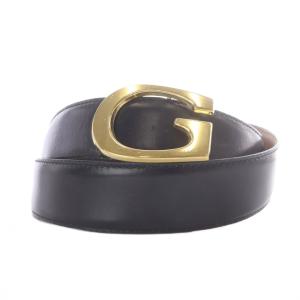 Gバックル レザーベルト 70/28 黒 ブラック 036 194 0956 /SR SH
