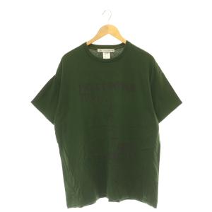 プリントT BUILD UP Tシャツ カットソー 半袖 コットン M 緑 グリーン /NR OS