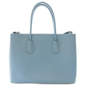 PRADA サフィアーノ キュイール 2WAY ハンドバッグ ライトブルー