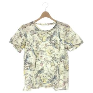 総柄Tシャツ 半袖 9 黄色 イエロー /SR