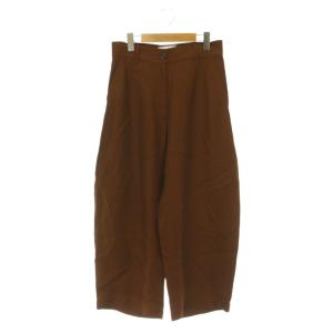 WIDE CROP PANT 00 ブラウン