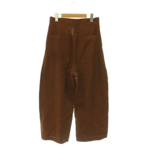 STUDIO NICHOLSON WIDE CROP PANT 00 ブラウン