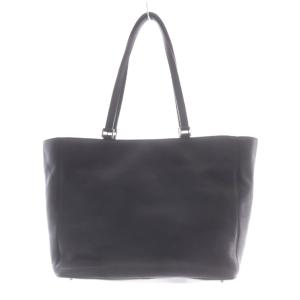 FURLA レザー トートバッグ ハンドバッグ 黒 ブラック /SR