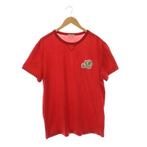 マリア MAGLIA T-SHIRT ダブルワッペン Tシャツ カットソー XL 赤 レッド 80325-00-8390Y