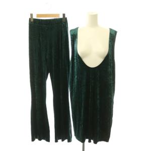 25AW セットアップ VINTAGE LIKE VELOUR SET UP ベロア カットソー ノースリーブ