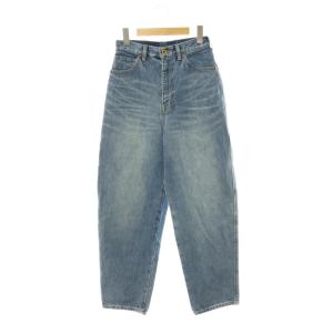24SS 51/2 CURVE LINE_DENIM デニムパンツ ジーンズ カーブライン 26 ブルー