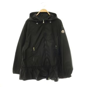 SARCELLE ナイロンフーデットフリルブルゾン 0 ブラック