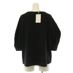UNITED ARROWS 25SS コクーンスリーブ Tシャツ カットソー 七分袖 F ネイビー /MY OS