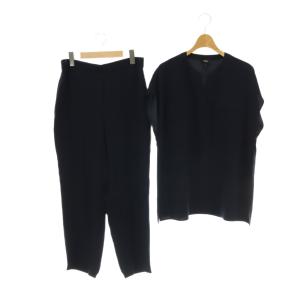 セットアップ POWDER CREPE PKT POPOVER N JOGGER PANTS ブラウス