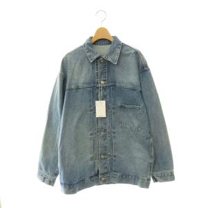 25SS オーバージージャン デニムジャケット Gジャン ミドル丈 1 ブルー /ES OS